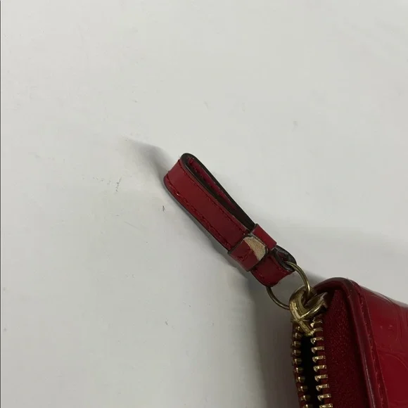 Coach Red Monogram Wallet - Picture 11 of 12